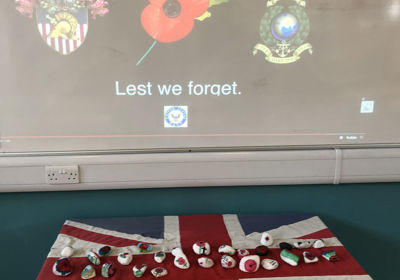 History   Boys memorial stones for September 11th 2020