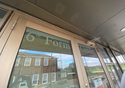 Sixth Form Building   sign