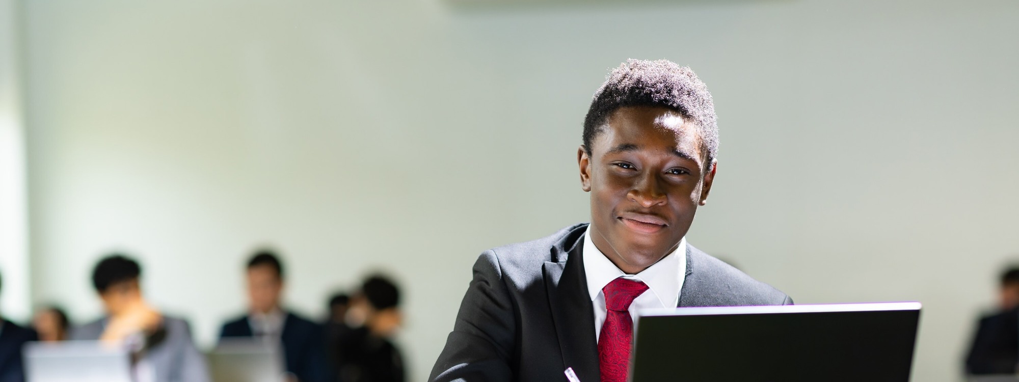 Watford Boys Grammar School Student using Computer