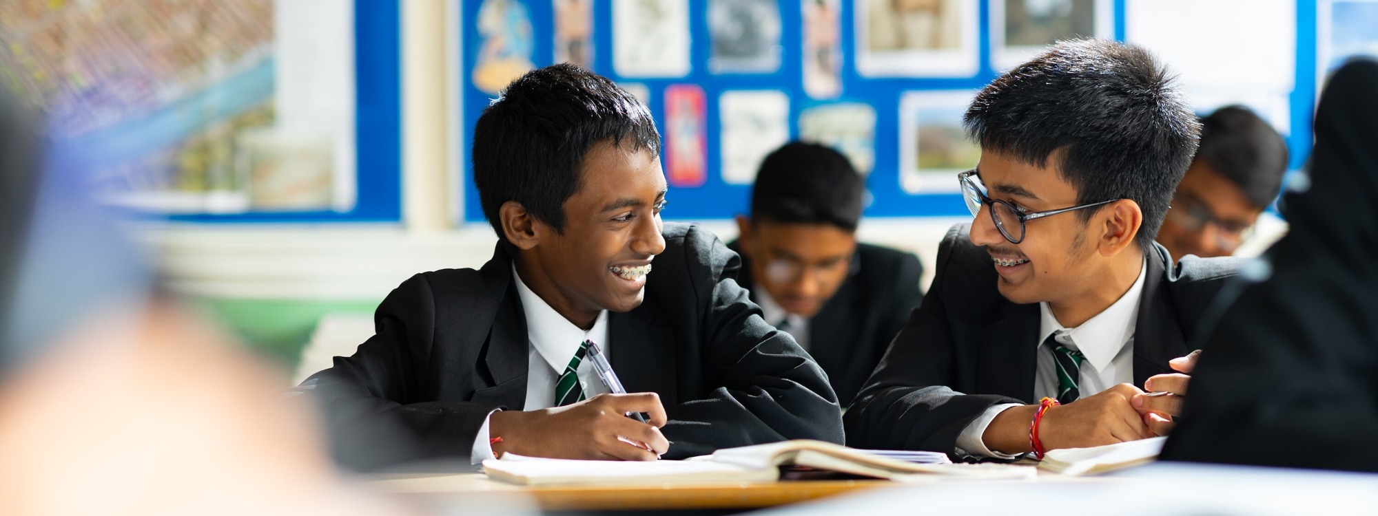 Watford Boys Grammar School Students Working